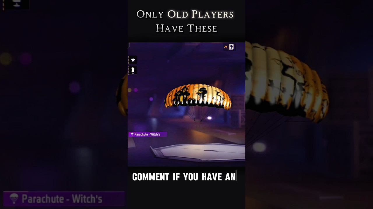 Top 5 Rarest Old Parachute Skins 🪂 in Free Fire 🔥 You&rsquo;ll Never See Again! 👀 #shorts #freefire