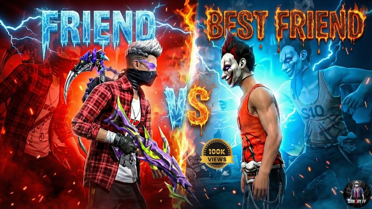 Friend VS Best Friend 🗿👈👉💀 Wait For Kaluuu 😮‍💨🤧#freefire #shorts #video 