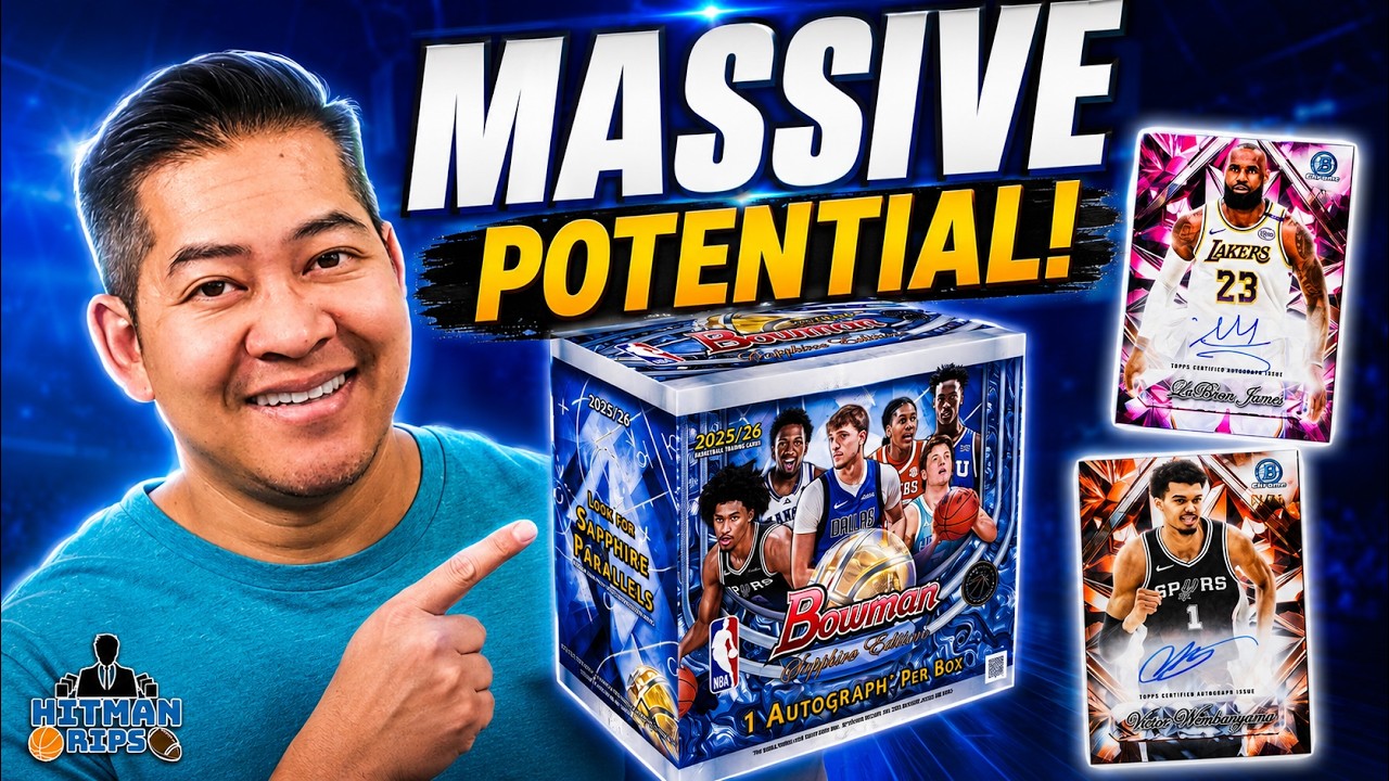 ОГРОМНЫЙ ПОТЕНЦИАЛ! Bowman Basketball Sapphire Box 2025-26