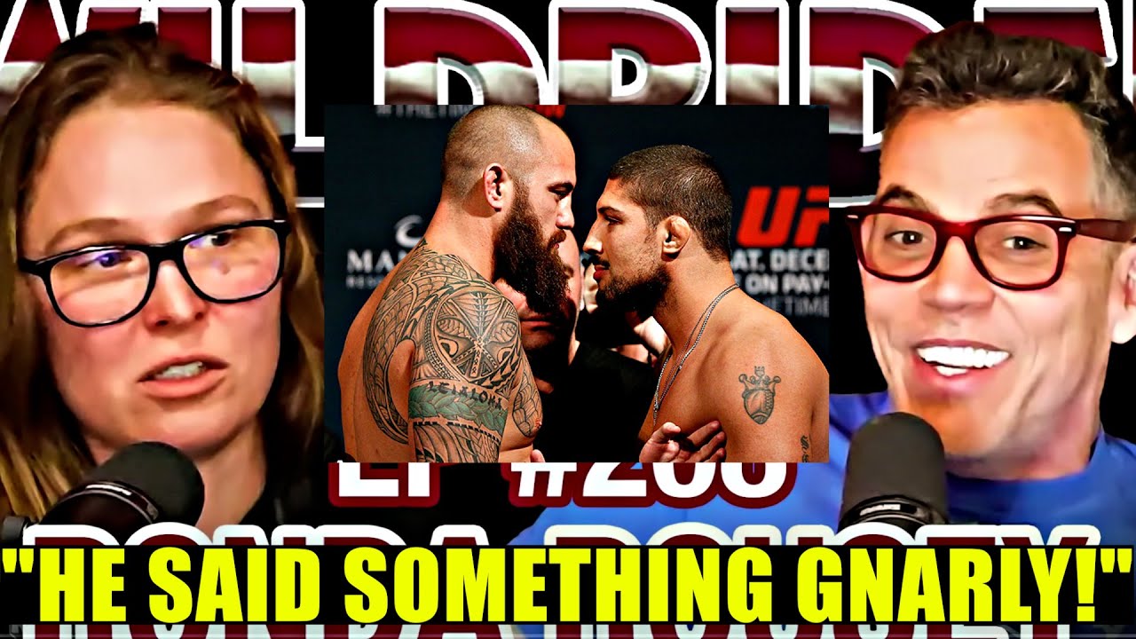 Steve-O Asks Ronda Rousey About The Brendan Schaub Vs Travis Brown Fight