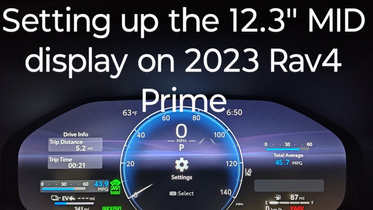 How to set up and customize the 12.3