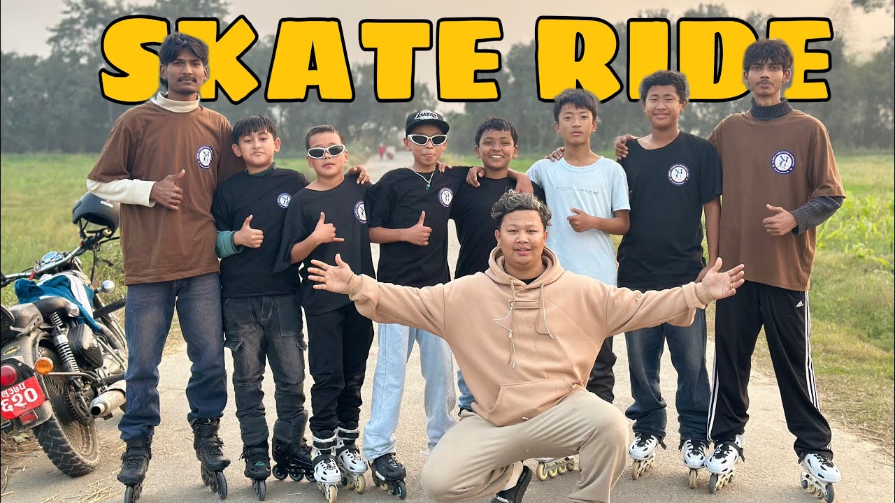 Crazy Skate Ride Around Bardaghat Area 😍🛼 - Crazy Public Reaction 🛼 - NI SKATE PARK 🙏