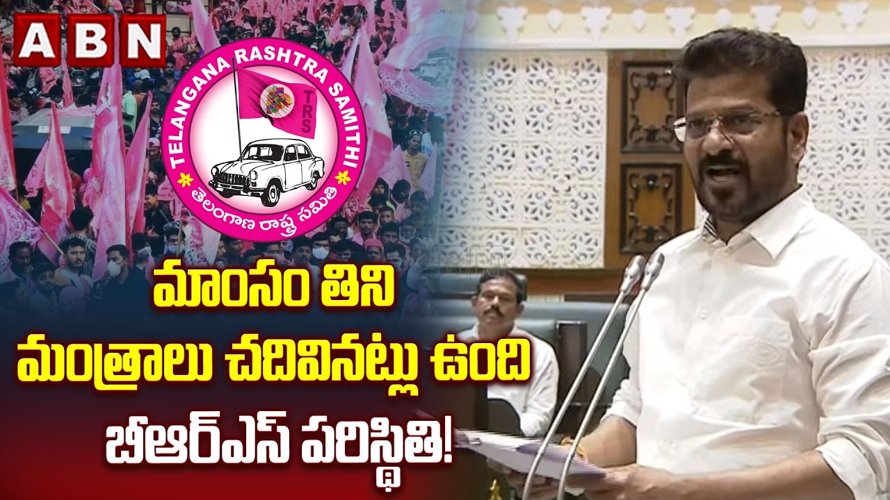 మాంసం తిని మంత్రాలు చదివినట్లు ఉంది బీఆర్ఎస్ పరిస్థితి! | CM Revanth Reddy Fires On BRS | ABN