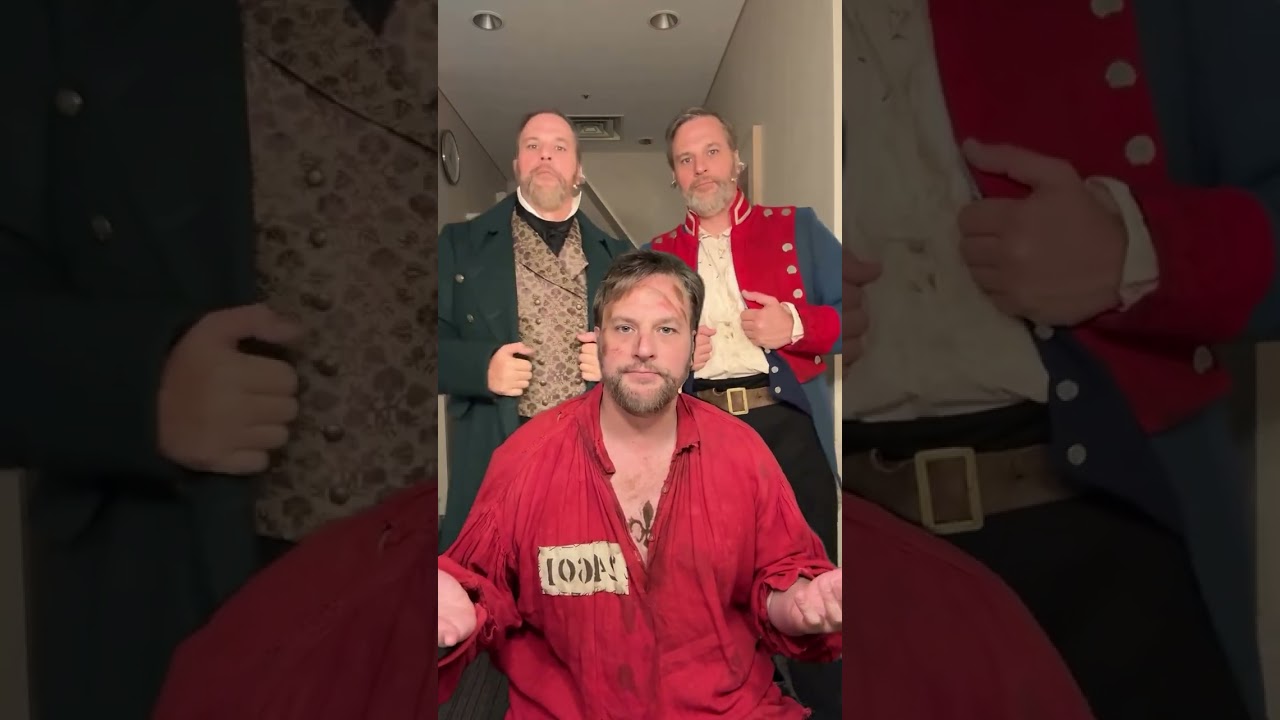 Ready for a new show here in Tokio! #jeanvaljean #lesmis&eacute;rables #shorts