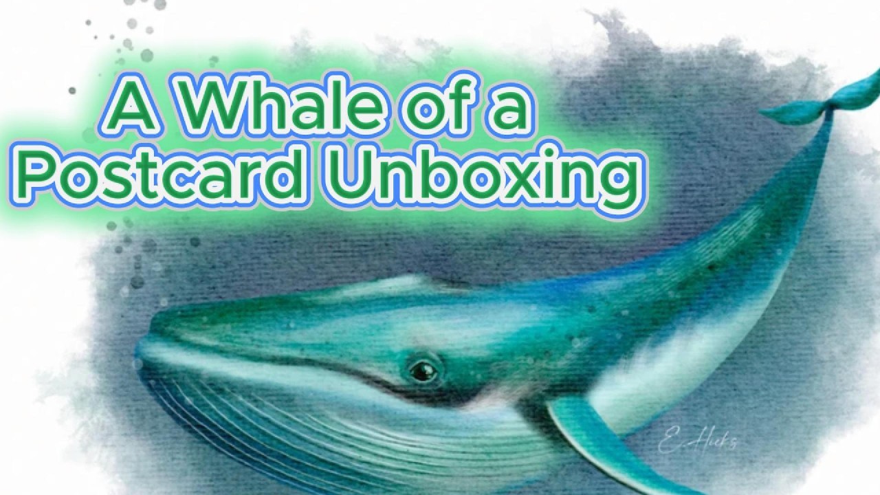 A Whale of a Postcard Unboxing.  #postcard #unboxing #philately #collectibles #whales #orca