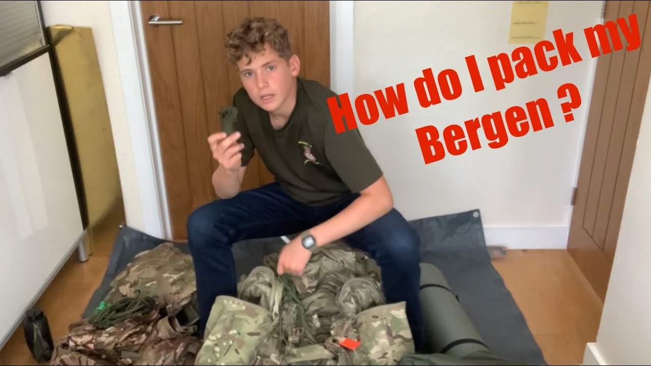 How I pack my British army Bergen