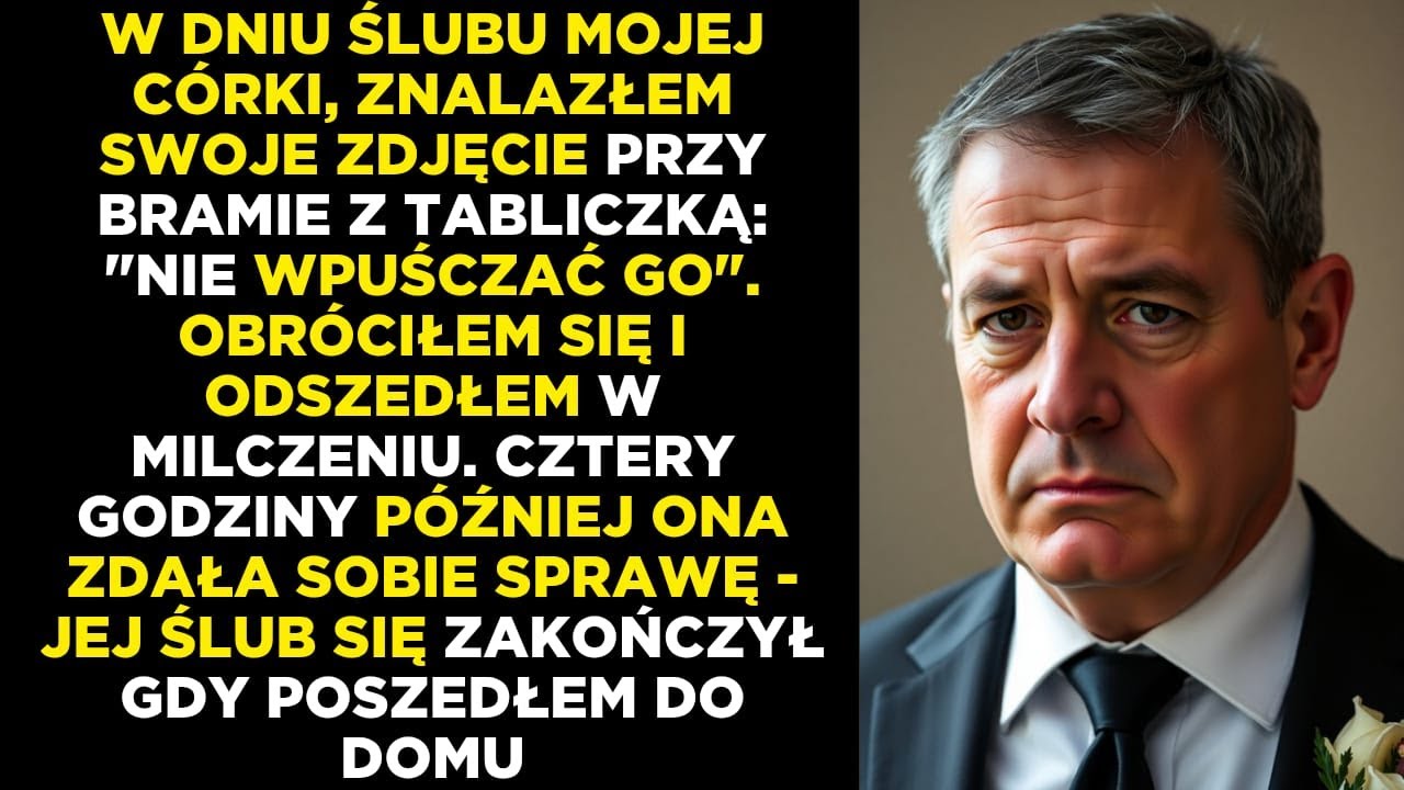 Córka wyrzuciła mnie ze swojego ślubu — jej „szczęśliwy dzień” skończył się natychmiast