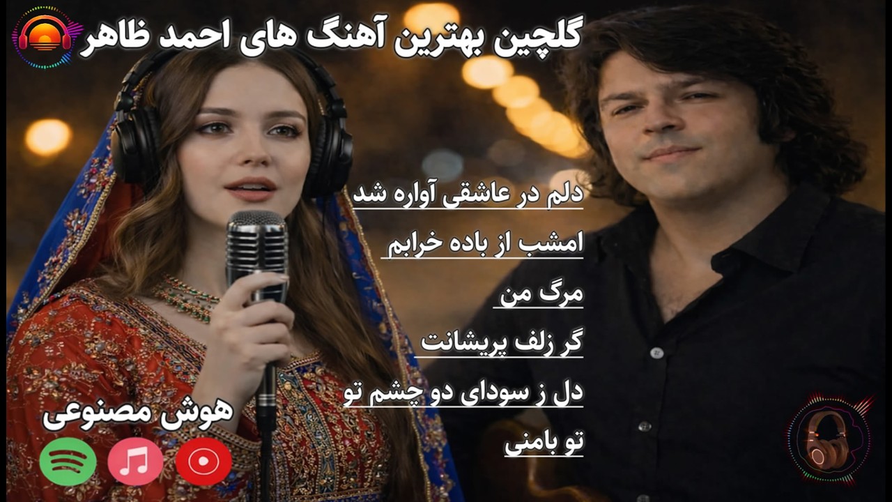 🎧 گلچین بهترین آهنگ‌های عاشقانه افغانی 2026 🔥 | Ahmad Zahir AI Remake | Emotional Persian Love Songs