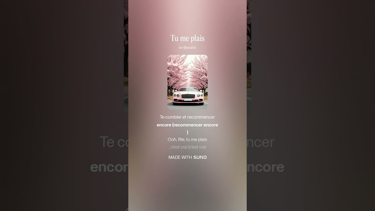 Tu me plais