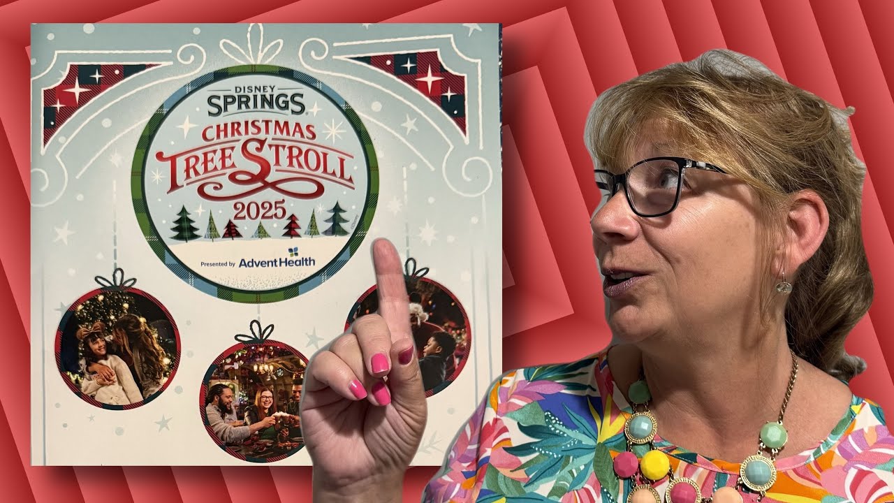 🎄✨ Прогулка с рождественскими ёлками в Disney Springs 2025 | Мы нашли ВСЕ 19 рождественских ёлок ...