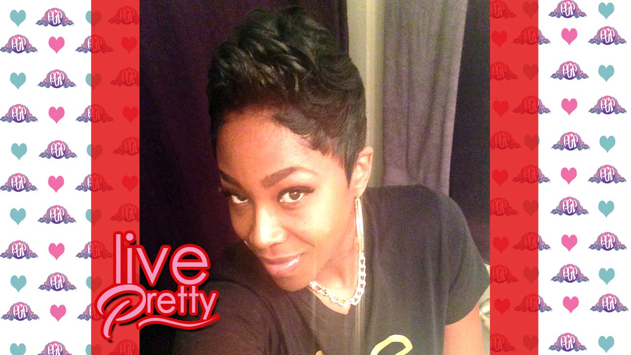How to Curl and Style Short Pixie Cut