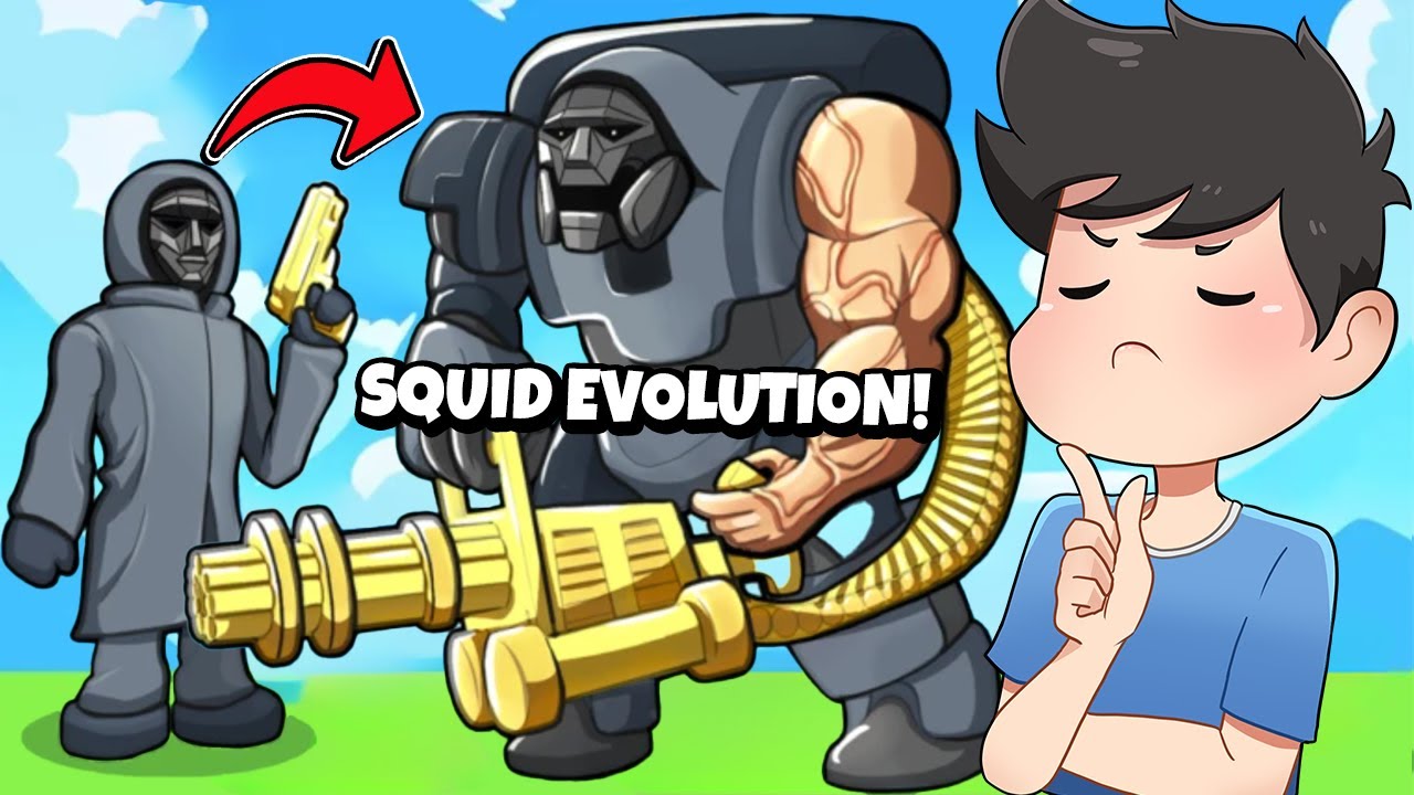 Noob Baby Guard to Strongest Squid Guard | Roblox | Squid Game Evolution