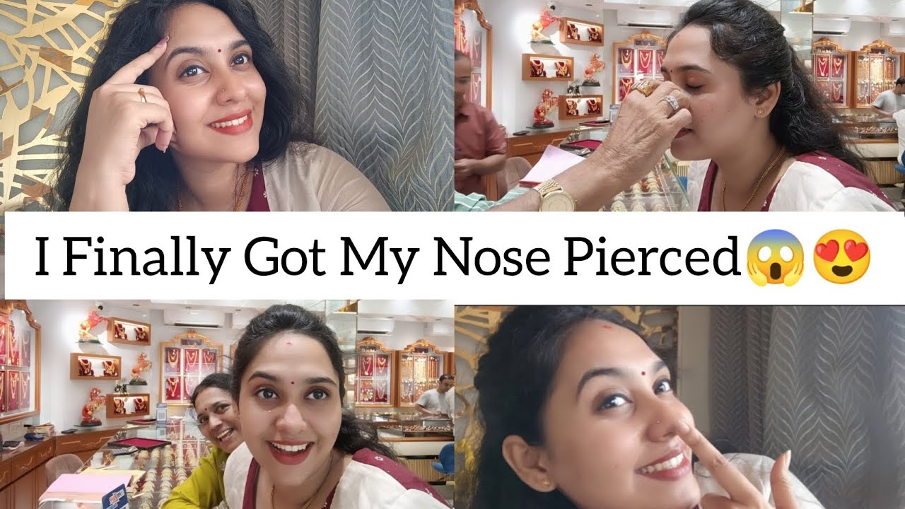 Nose Piercing Again 2nd Time😱|Soft Moments & Sharp Needles🥺♥️ #2025 #trendingnow