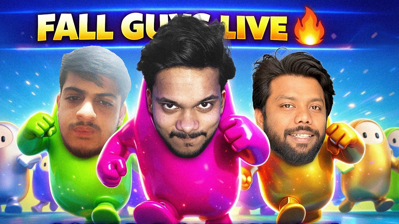 FALL GUYS LIVE 🔥 Squad Domination with Friends | Play with US