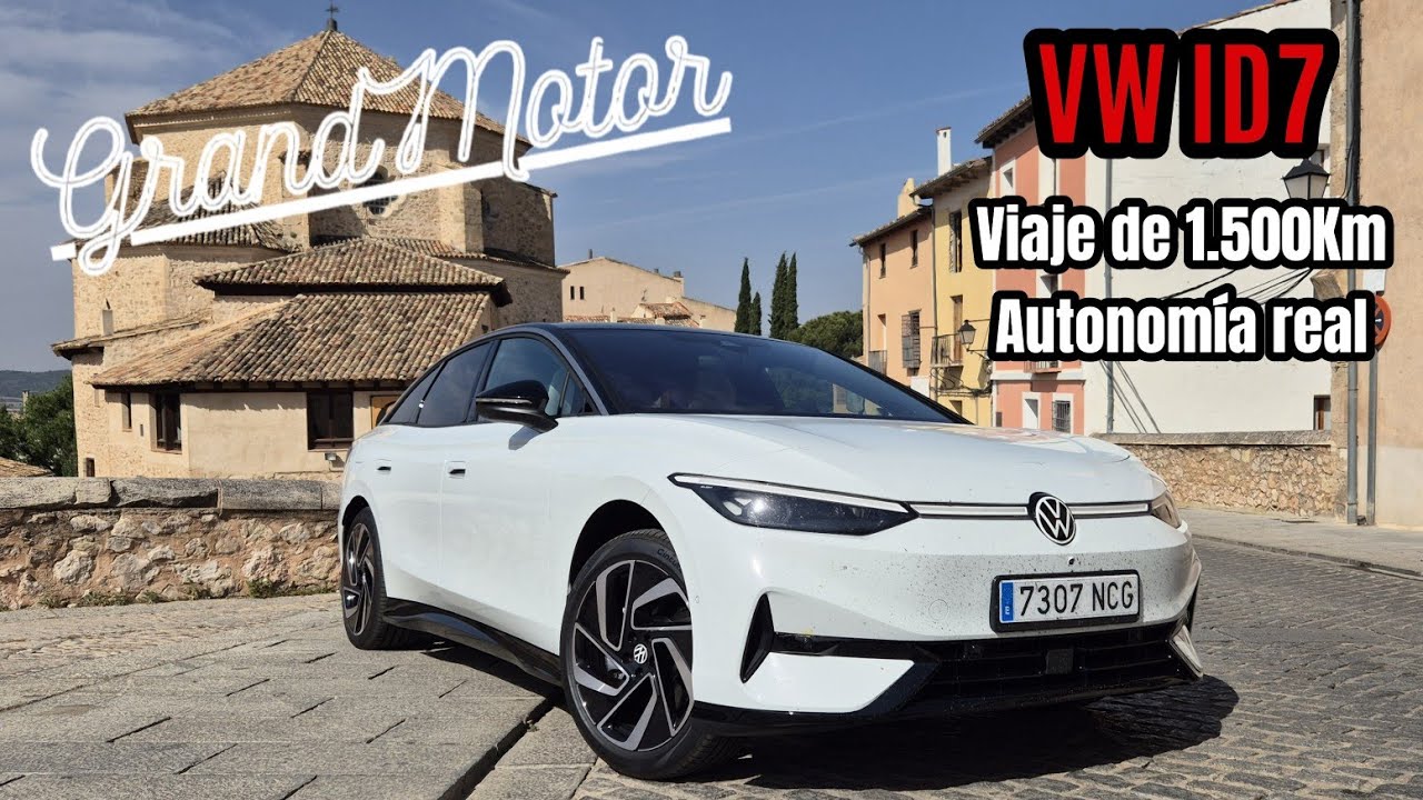 Volkswagen ID7 | Prueba Review en español ¿cómo es viajar en un eléctrico? Viaje de 1.500km con ID7