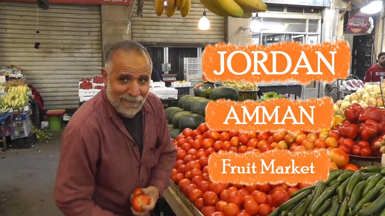 Jordan, Amman - Fruit market (2023) 🇯🇴