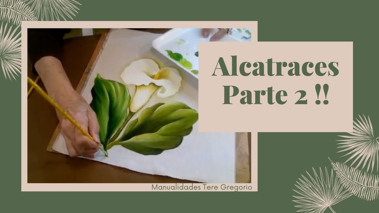 COMO PINTAR ALCATRACES EN TELA ( Parte 2)