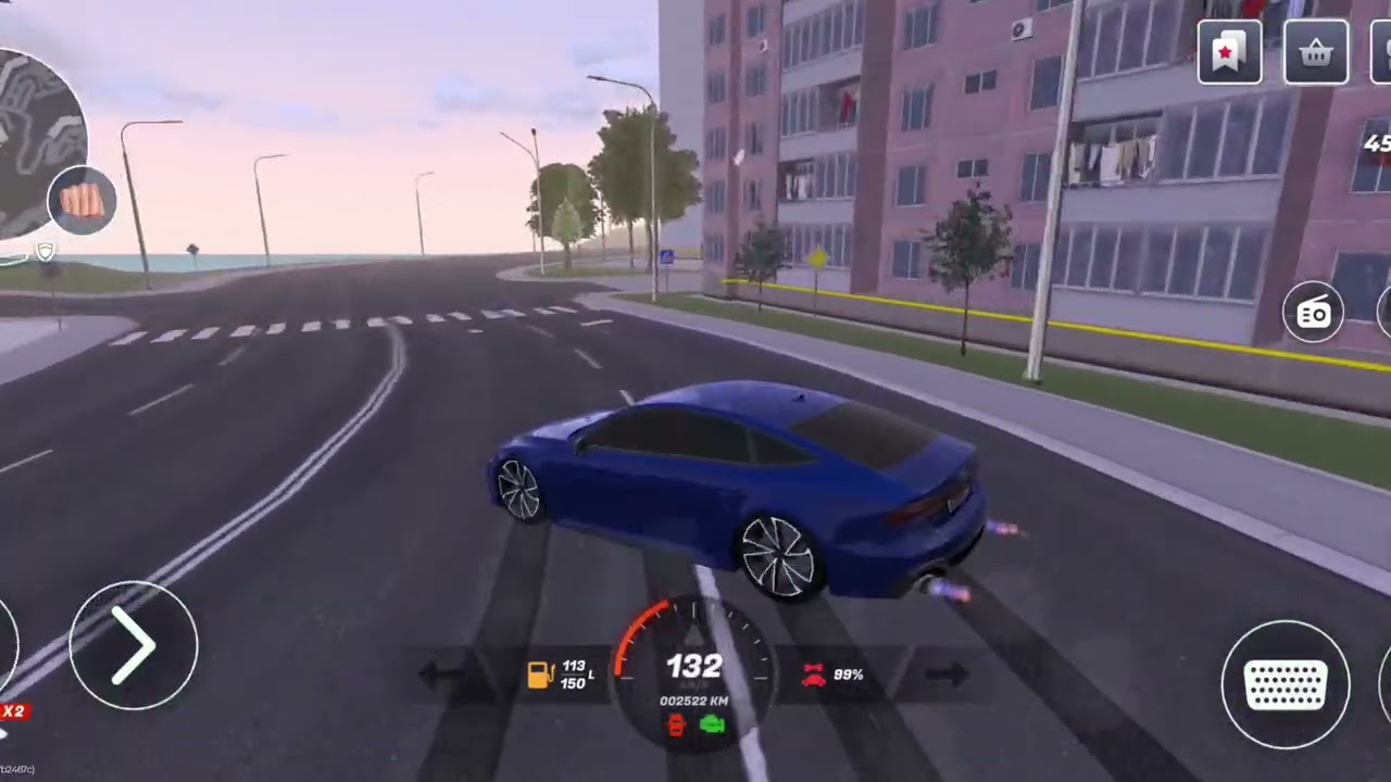 Дрифт на Audi RS7