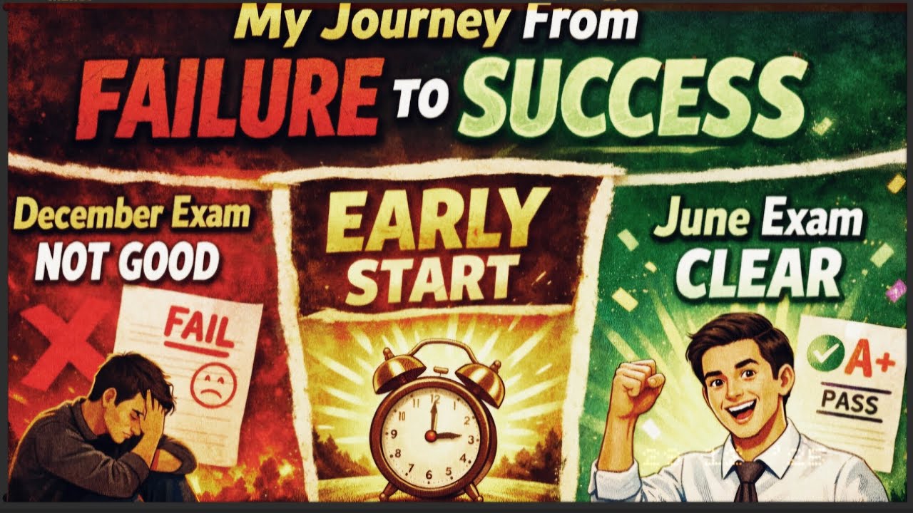 Must Watch, My Journey From Failure To Success | How I Cleared My CS EXECUTIVE 
