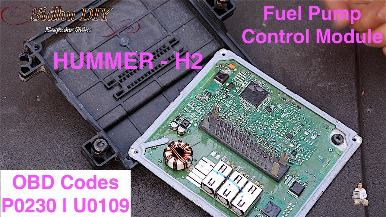 Как устранить проблему с запуском двигателя, отсутствием связи с FPCM на HUMMER P0230 | U0109