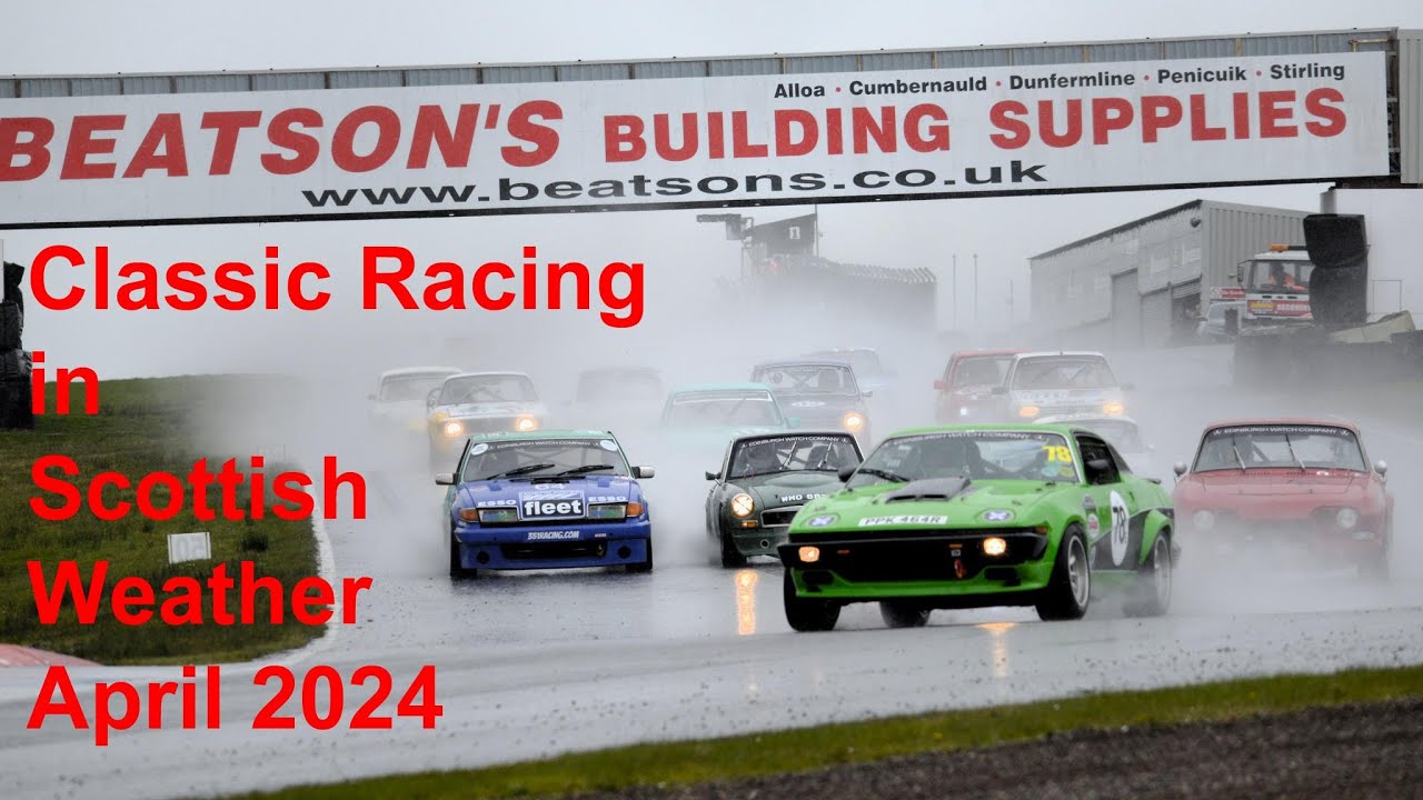 Scottish Classics - Race 1 of 2024 - TR7 V8, MGB V8, Rover Vitesse, Scimitar SE4, Lotus