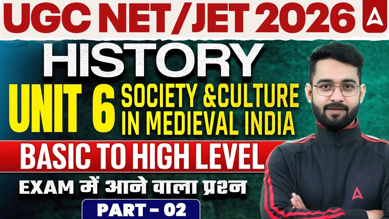 UGC NET History | UGC NET History Unit 6 Society And Culture in Medieval India By Jawed Sir