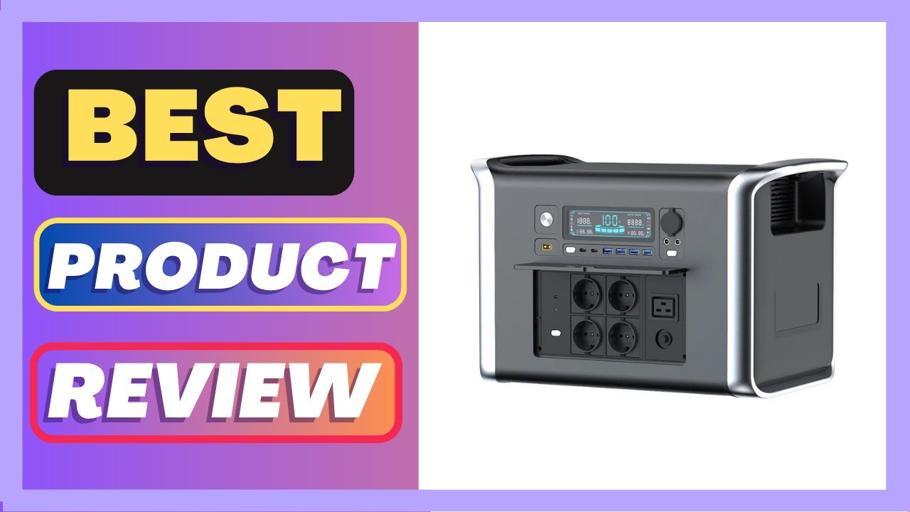 Best Portable Power Station 2600W 1800W 1024WH Mobile