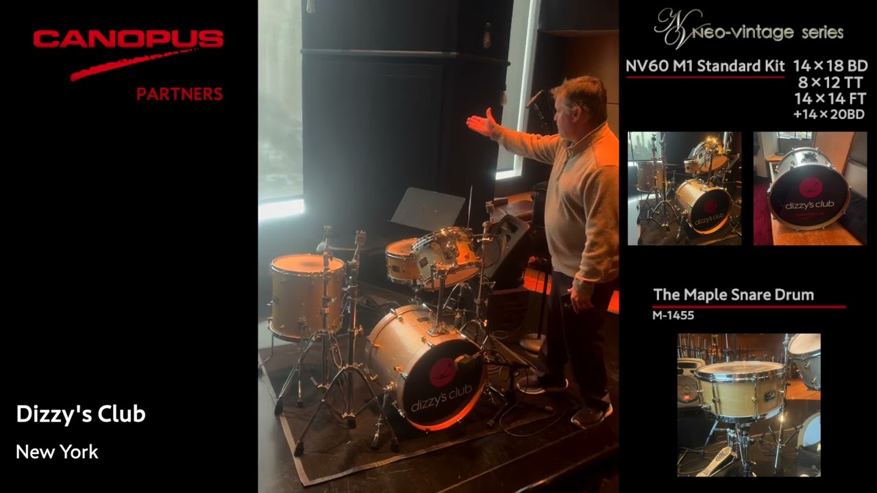[CANOPUS / カノウプス] Dizzy's Club(NV60M1 Standard Kit/The Maple Snare Drum)