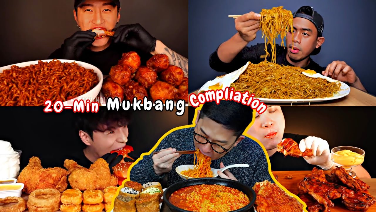 Top Male Mukbangers in Action | Ultimate Mukbang Compilation 2025