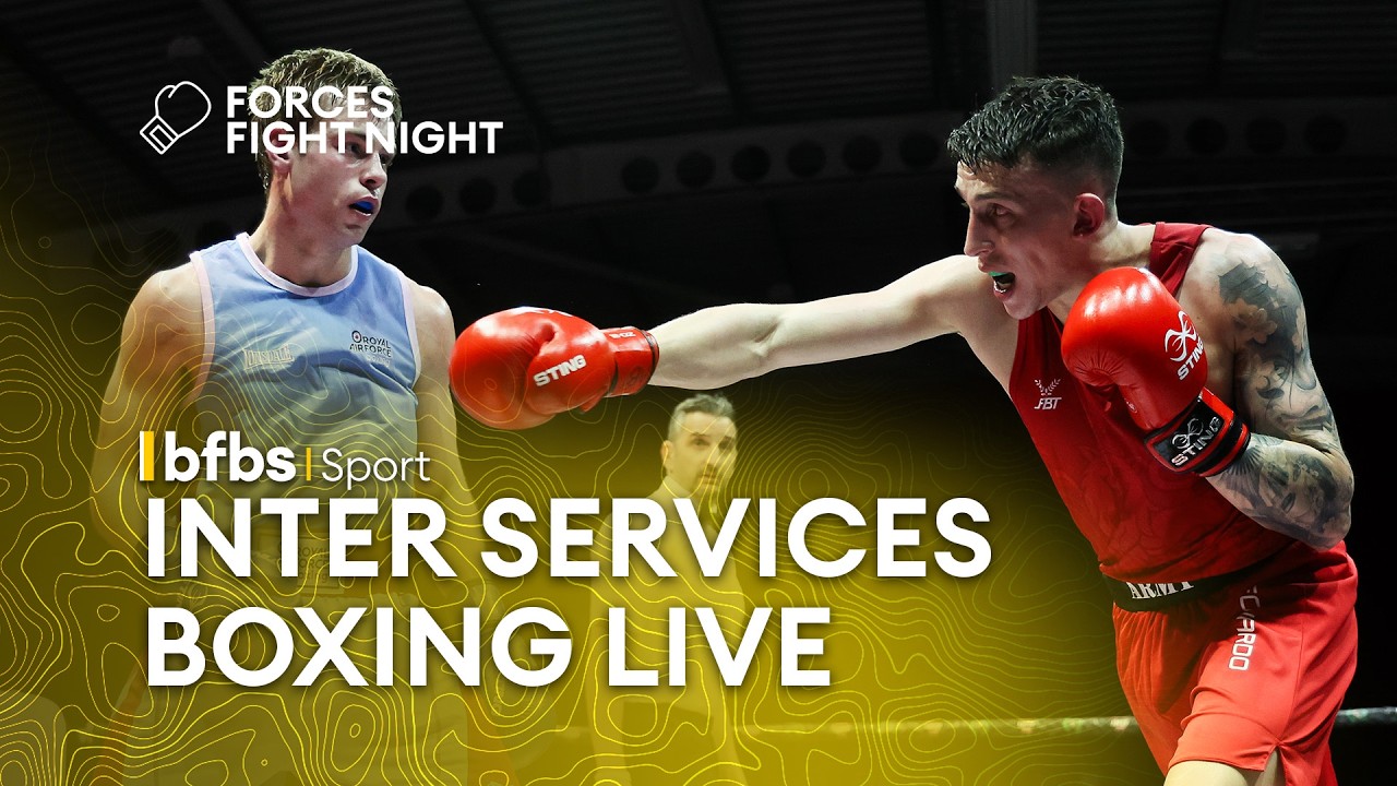 2026 Inter Services boxing championships LIVE | Navy v Army v RAF in latest Forces Fight Night
