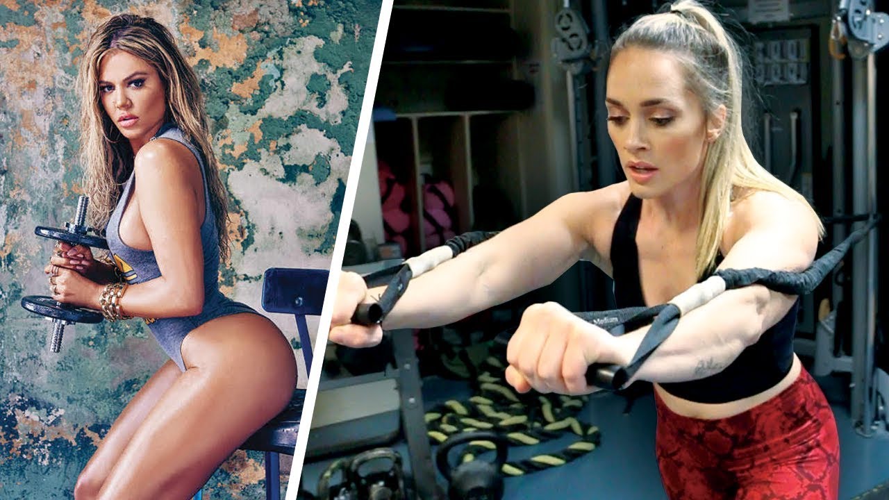 TRYING KHLOE KARDASHIAN'S WORKOUT