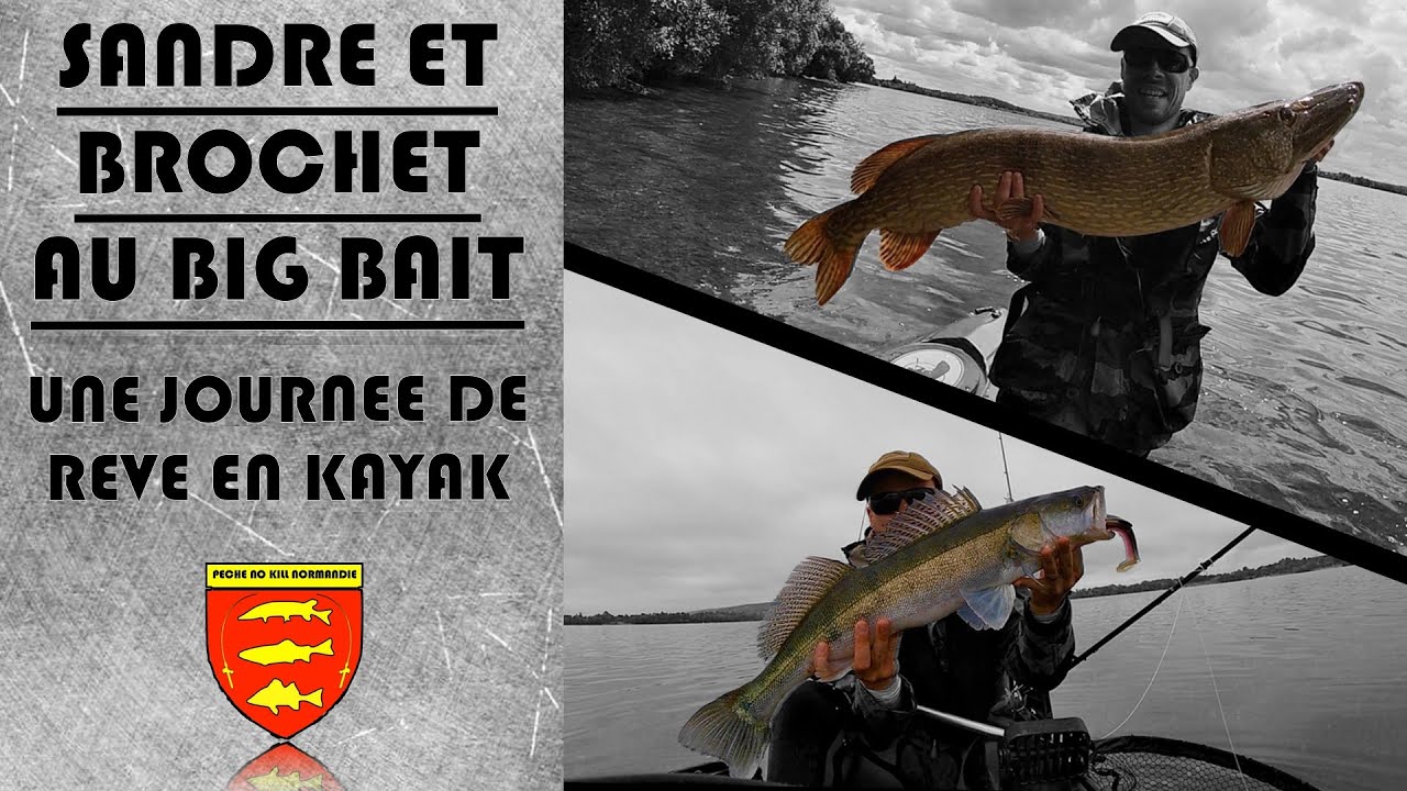 BROCHET et SANDRE au BIG BAIT : Une journée de rêve au LAC DE POSES en KAYAK !!!