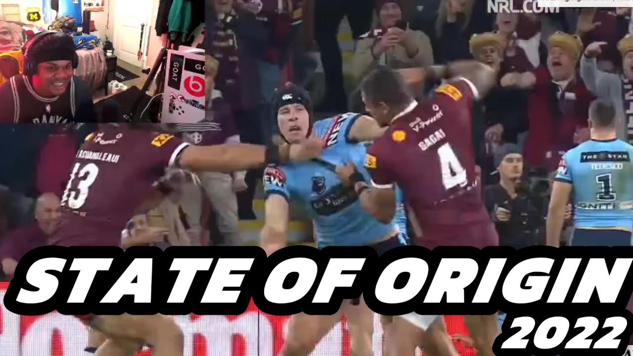 CRAZY! State Of Origin 2022 | Blues v Maroons | All Match Highlights | (Reaction)