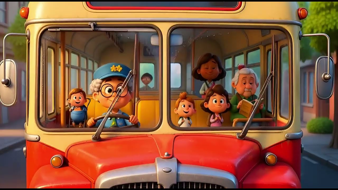 Wheels On the Bus Kids Nursery Rhyme