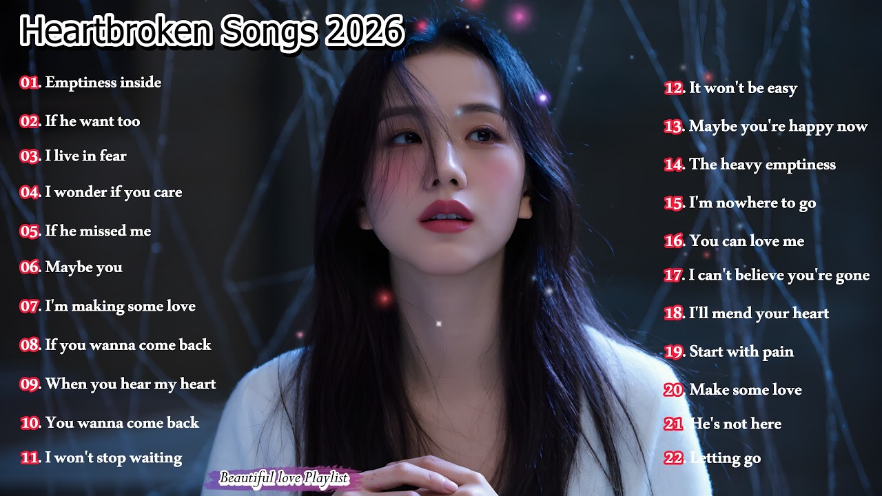 Beautiful English Sad Songs 2026 - NiExshadow || Heartfelt Acoustic Ballads || Broken Heart Songs💔😭