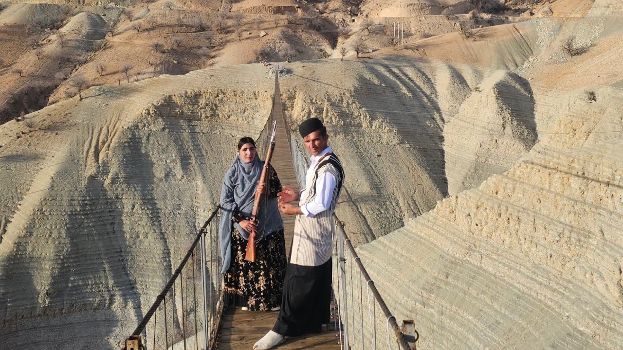 🌉🔥Rural Life, Big Dreams | How Hassan Built a Tourist Paradise with a Suspension Bridge