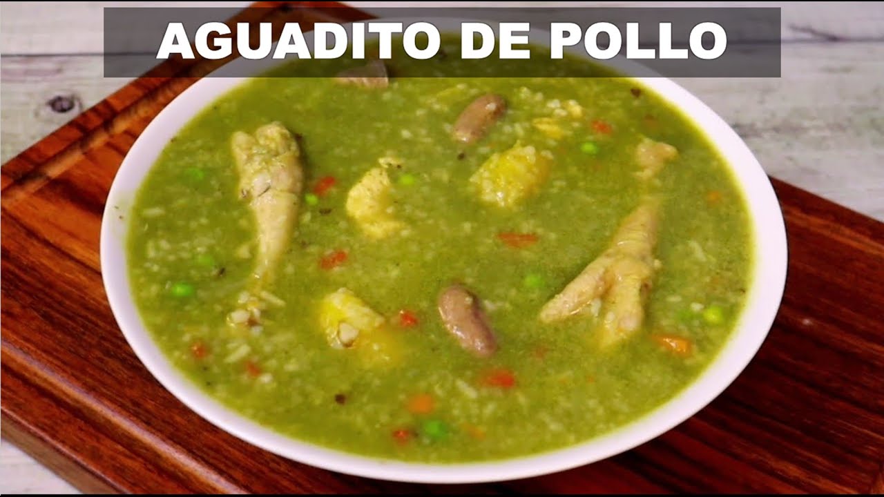 COMO PREPARAR AGUADITO DE POLLO CON MENUDENCIAS | COMIDA PERUANA | Receta de Sabroso