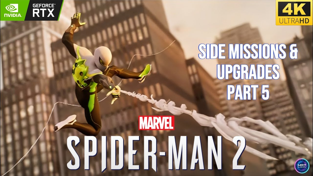 MARVEL’S SPIDER-MAN 2 Side Missions & Upgrades Gameplay Part 5 [4K 60FPS]