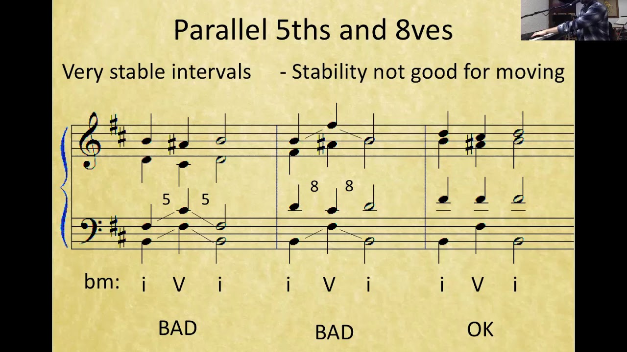 Voice Leading Problems with the 5th and 8ve