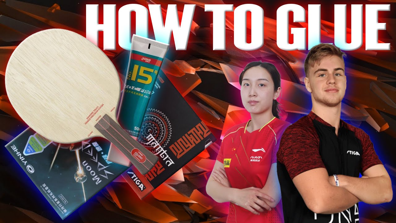 How to Glue your Table Tennis Rubbers
