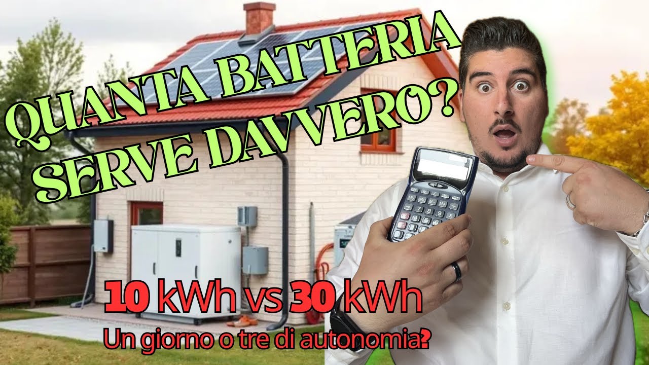 Quanta Batteria Serve per Staccarsi dalla Rete? Proviamo a Calcolare