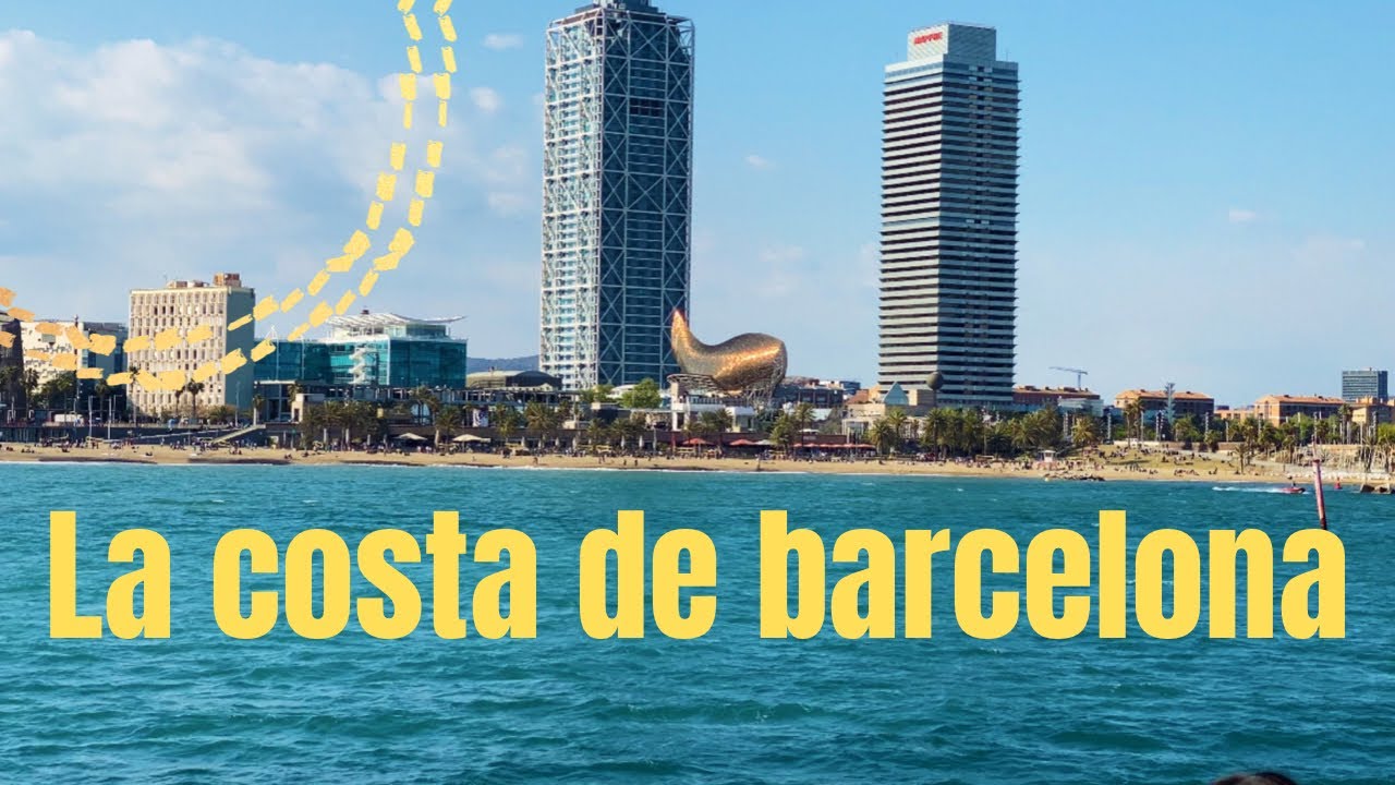 barcelona travel  |  LA Costa de Barcelona - Cataluña 4k ultra HD | Playa de barceloneta,