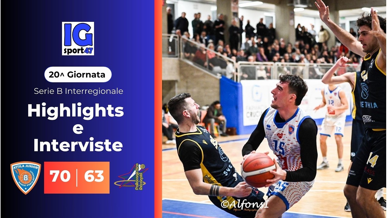 SiConTe Attila Basket-Svethia Recanati 70-63 (Serie B Interregionale HIGHLIGHTS E INTERVISTE)