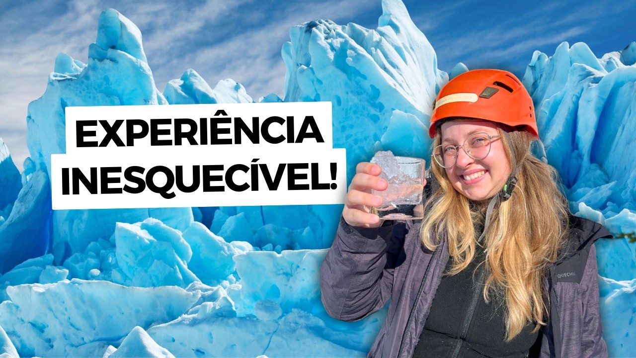 SURREAL: Caminhei no Glaciar MAIS IMPRESSIONANTE do mundo