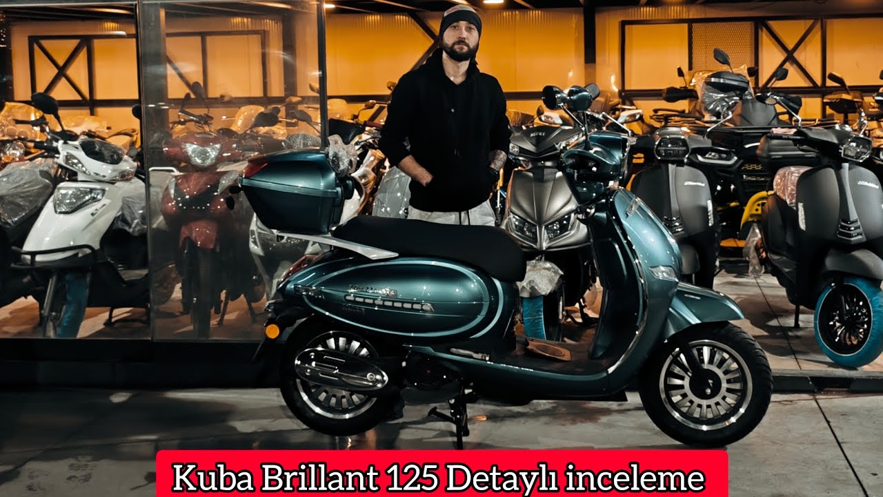 Kuba Brillant 125 İnceleme (Araba ehliyetiyle kullanabilecek scooter)