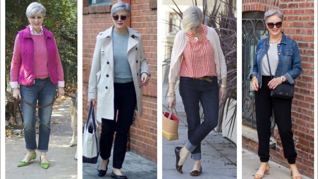 FASHION CLOTHING FOR WOMEN AGED +50 +60 YEARS +70 YEARS + 80 YEARS CLOTHING COMBINATIONS FOR LADIES