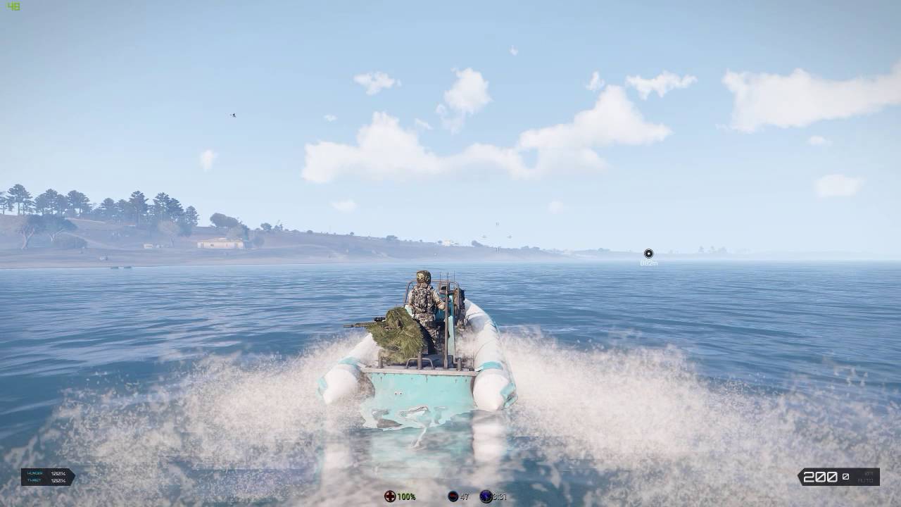 Arma 3 Exile Zombie - Renegade Crashing the Boat!!