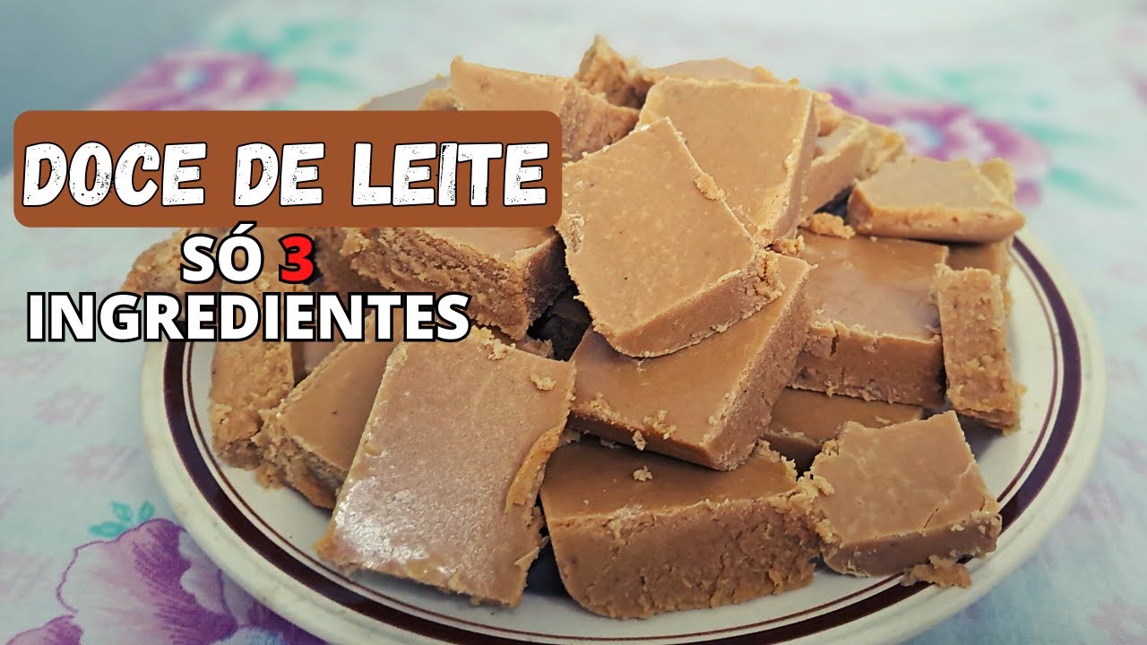 DOCE DE LEITE EM PÓ - SÓ 3 INGREDIENTES