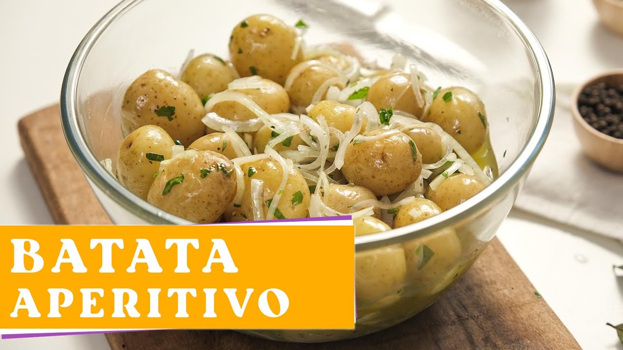 COMO FAZER BATATA PARA APERITIVO?