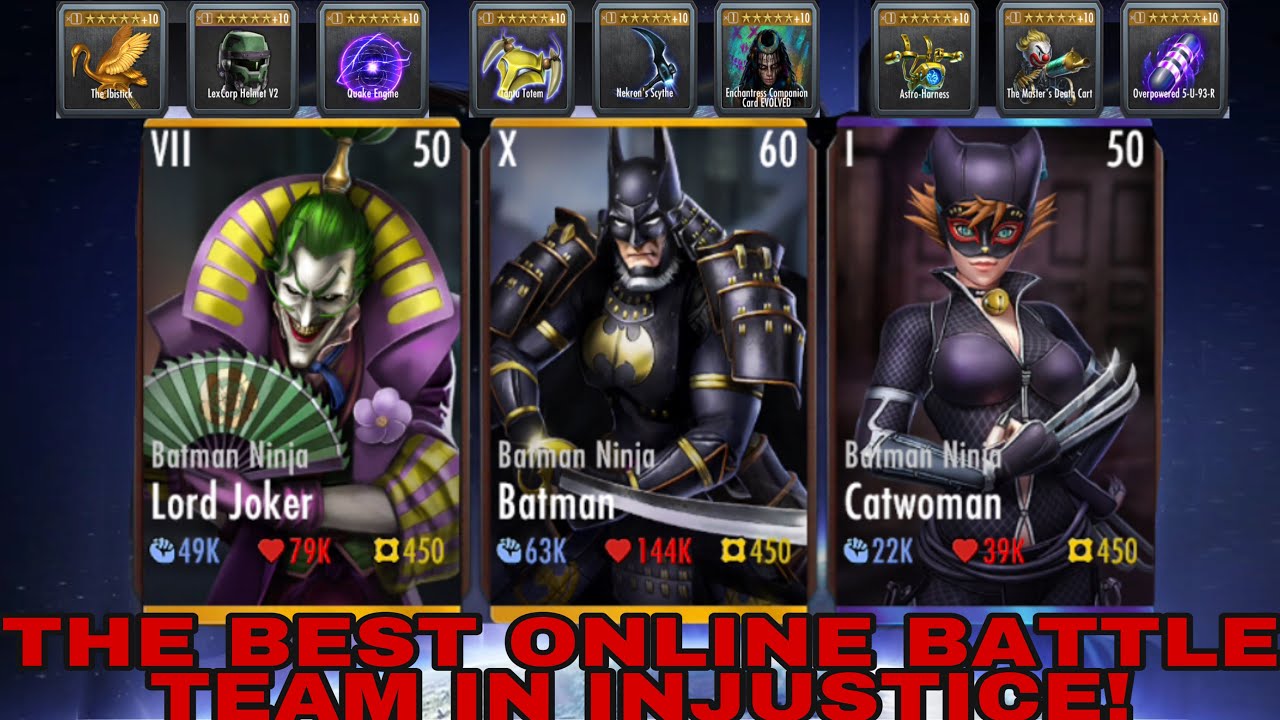 MY INSANE ONLINE BATTLE TEAM IN INJUSTICE MOBILE: GODS AMONG US | IT’S UNSTOPPABLE!!!